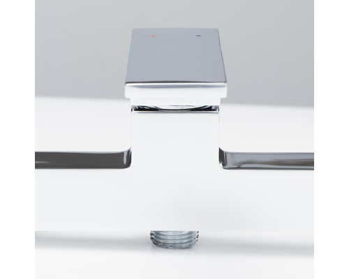 Aufnahme einer Armatur für ein Waschbecken