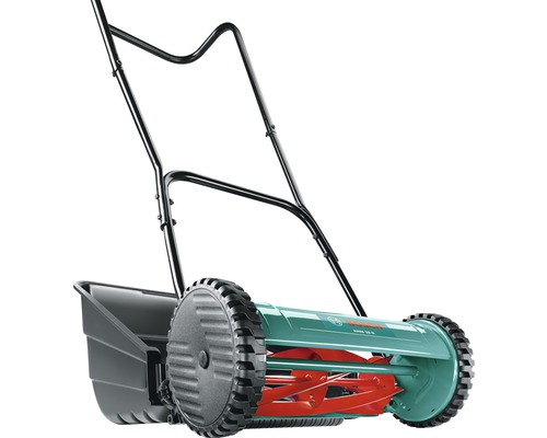 Handrasenmäher mit Fangkorb