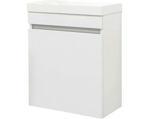 Waschbeckenunterschrank mit einer Tür