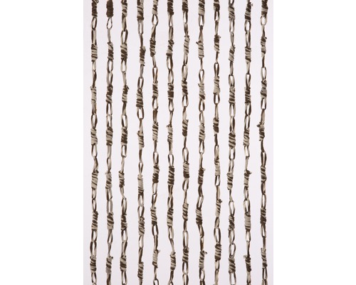 Türvorhang braun-beige 90x200 cm