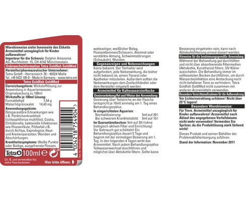 Informationen zu Tetra Goldfish GoldMed