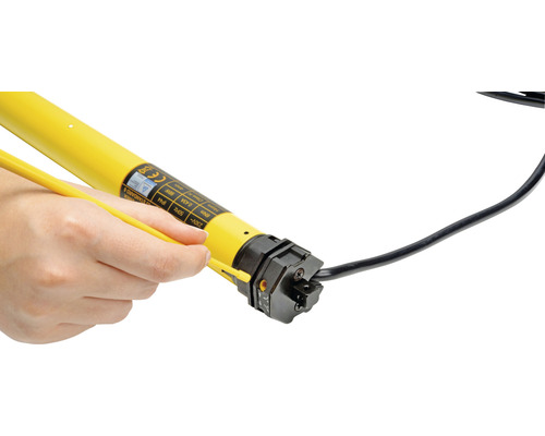 Rolladenmotor mit Einstellwerkzeug und Kabel