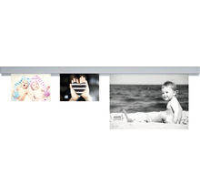 Bilderleiste mit Fotos von Babys und einem Herz