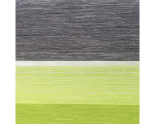 Tapete mit horizontalen Streifen in Grau und Grüntönen