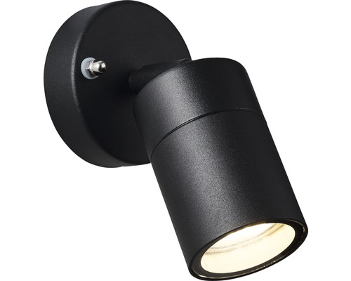 Schwarze Wandleuchte für den Innenbereich