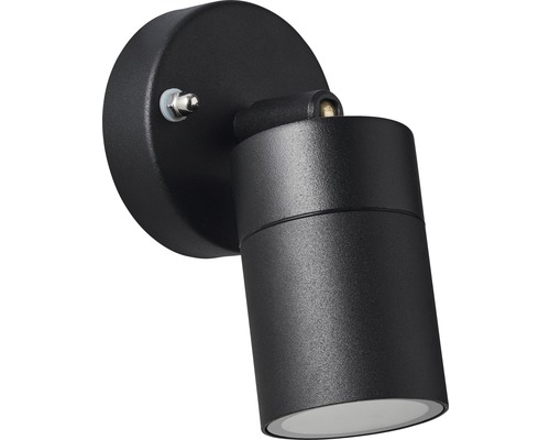 Schwarze Wandleuchte zur Wandmontage