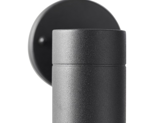 Schwarze Wandleuchte