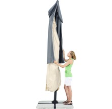 Ampelschirm Schneider 300 x 300 x 273 cm Polyester 200 g/m² natur-thumb-3 Ampelschirm Schneider 300 x 300 x 273 cm Polyester 200 g/m² natur-thumb-3