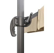 Ampelschirm Schneider 300 x 300 x 273 cm Polyester 200 g/m² natur-thumb-6 Ampelschirm Schneider 300 x 300 x 273 cm Polyester 200 g/m² natur-thumb-6