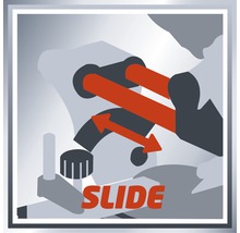 Symbol für Schiebefunktion einer Säge