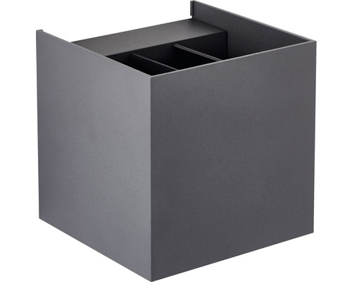 Kubische Wandleuchte für den Außenbereich