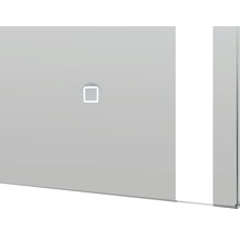 LED-Lichtspiegel DSK Silver Boulevard eckig 60x100 cm