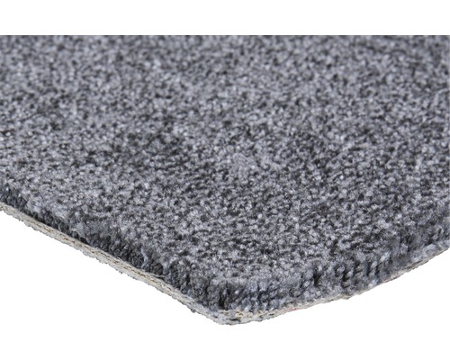 Nahaufnahme eines grauen Teppichbodens