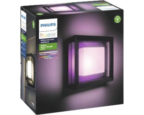 Verpackung einer Philips Hue White and Color Ambiance Außenwandleuchte