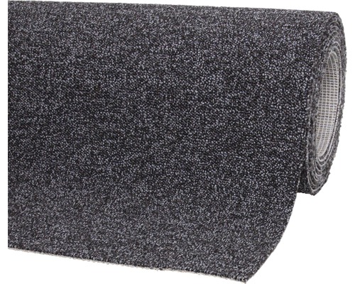 Grauer Teppichläufer in Rolle