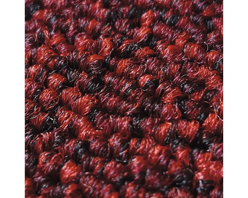 Nahaufnahme eines roten Teppichs