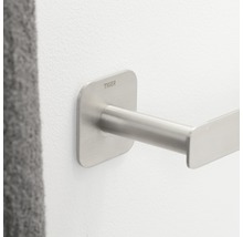 Toilettenpapierhalter Tiger L-Form Colar ohne Deckel edelstahl gebürstet