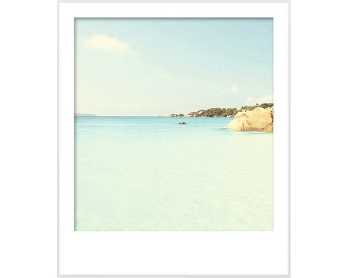 Gerahmtes Wandbild mit Strandmotiv
