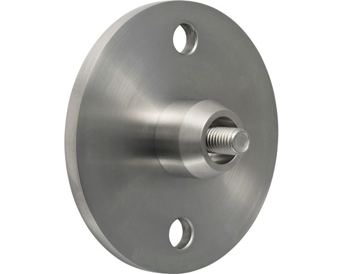 Metallhalterung mit Schraube und zwei Löchern zur Befestigung