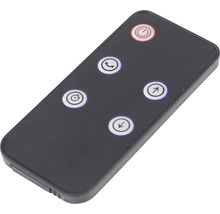 Schwarze Fernbedienung mit mehreren Tasten