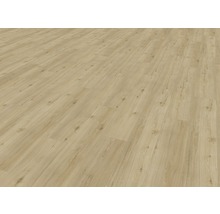 Nahaufnahme von hellem Laminatboden mit Holzstruktur