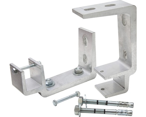 Aluminium Montagewinkel mit Bolzen und Muttern