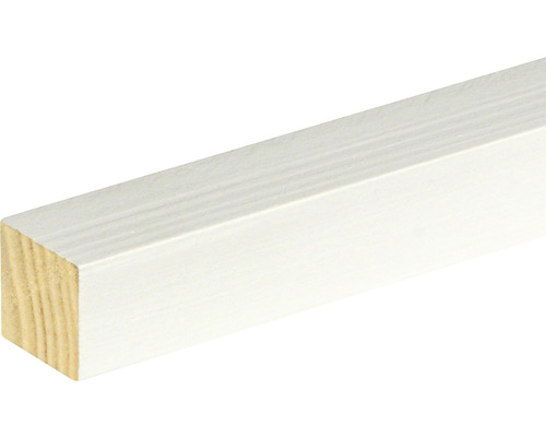 Holzlatte, weiß