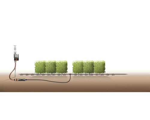 Bewässerungsset GARDENA Micro-Drip Start Set Pflanzreihen Gr. S (für eine 15 m Pflanzreihe)