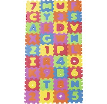 Spielmatte mit Buchstaben und Zahlen