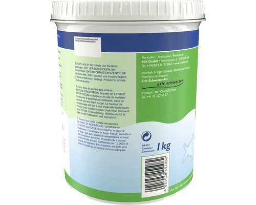 Behälter mit Teichpflegeprodukt, 1 Kilogramm