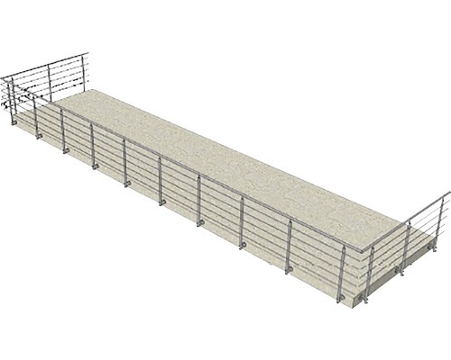 Brücke mit Geländer