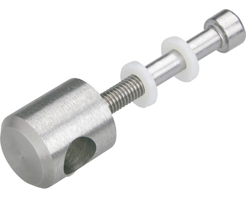 Befestigungselement aus Metall mit Gewinde und Unterlegscheiben