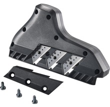 Werkzeug zum Schneiden von Dämmplatten mit Klingen, Abdeckung und Schrauben
