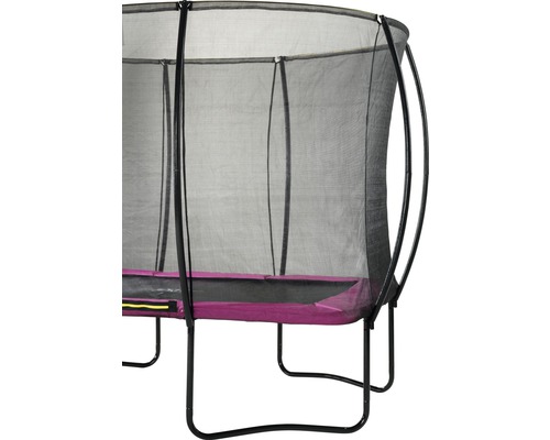 Rechteckiges Gartentrampolin mit Sicherheitsnetz