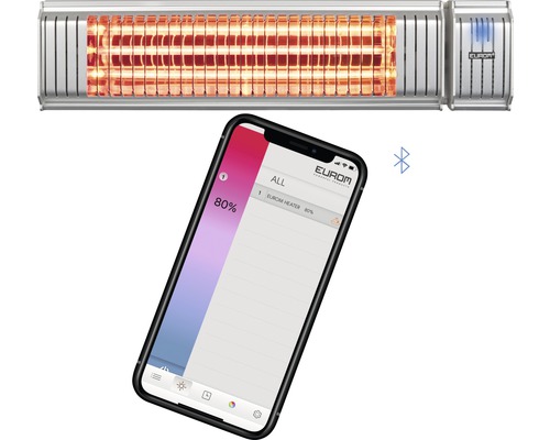 Eurom Heizstrahler mit Smartphone-App Steuerung