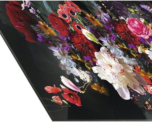 Dekorplatte mit Blumenmuster