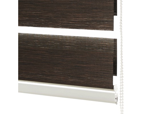 Detailansicht eines Doppelrollos mit Kettenzug