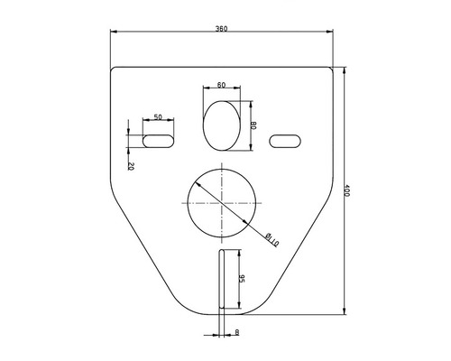 Schallschutz-Set Alca für Wand WC und Bidet