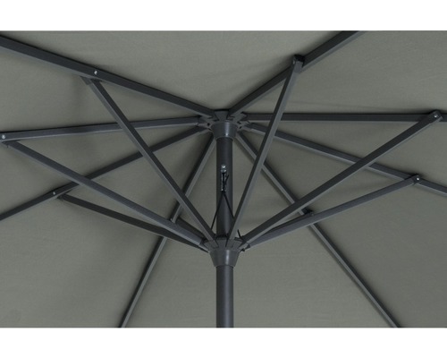Ansicht der Streben eines Sonnenschirms