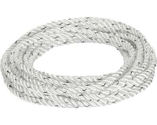 Weißes, gedrehtes Polypropylenseil