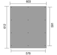Doppelcarport weka Optima 603x612 cm kesseldruckimprägniert-thumb-2 Doppelcarport weka Optima 603x612 cm kesseldruckimprägniert-thumb-2