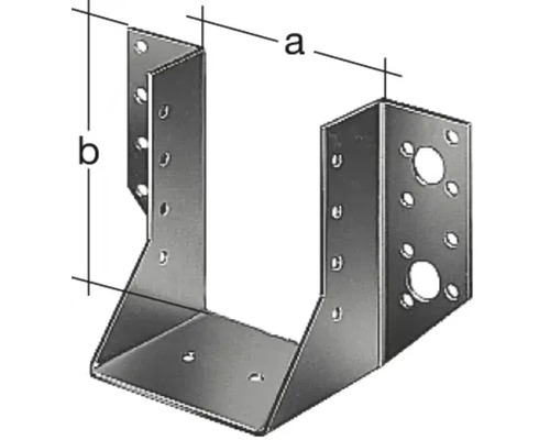 Metall Balkenschuh mit Löchern zur Befestigung