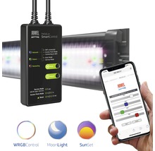 Juwel HeliaLux SmartControl mit Aquariumbeleuchtung und Smartphone-App zur Steuerung von WRGB, Mondlicht und Sonnenuntergang