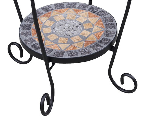 Blumenhocker mit Mosaikmuster