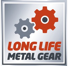 Langlebiges Metallgetriebe Symbol