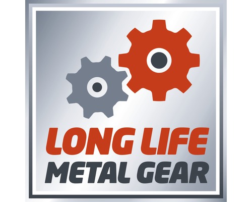 Langlebiges Metallgetriebe Symbol