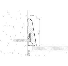 SKANDOR Sockelleiste Amazone FU060L 19 x 58 x 2400 mm-thumb-1 SKANDOR Sockelleiste Amazone FU060L 19 x 58 x 2400 mm-thumb-1
