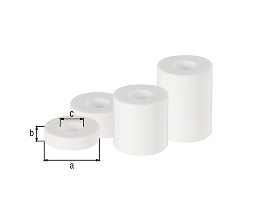 Keramik Abstandshalter mit Größenangaben