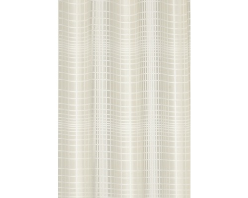 Gardine mit quadratischem Muster