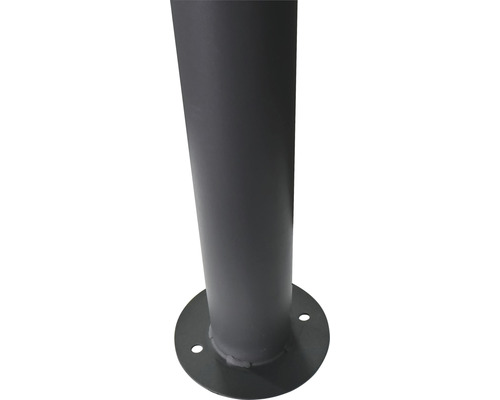 Metallpfosten mit Montageplatte